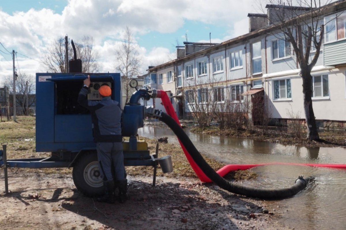    В Калуге решат проблему подтопления одного из дворов в Шопино