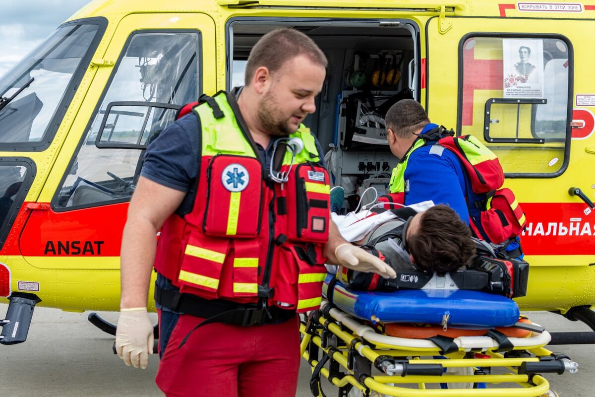    В Курской области вертолёт санавиации с начала года совершил 31 вылет