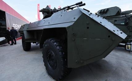 На фото: универсальное транспортное средство «Зубило» (Фото: Софья Сандурская/ТАСС)