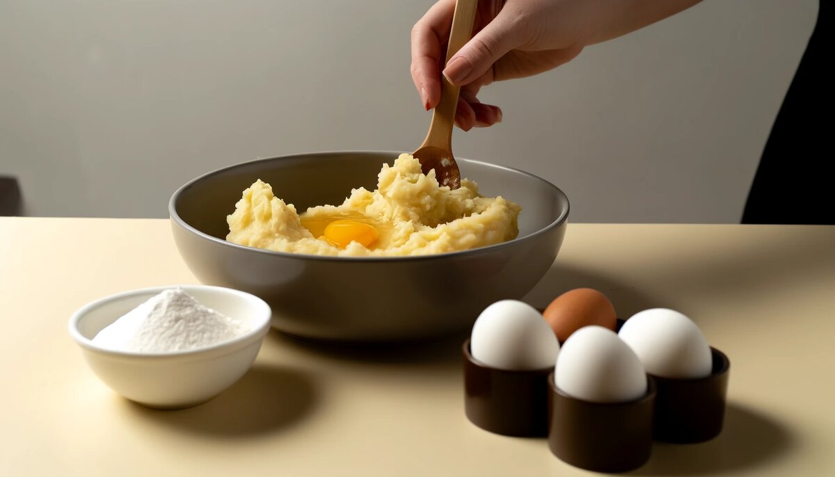 Картофельный рулет с начинкой