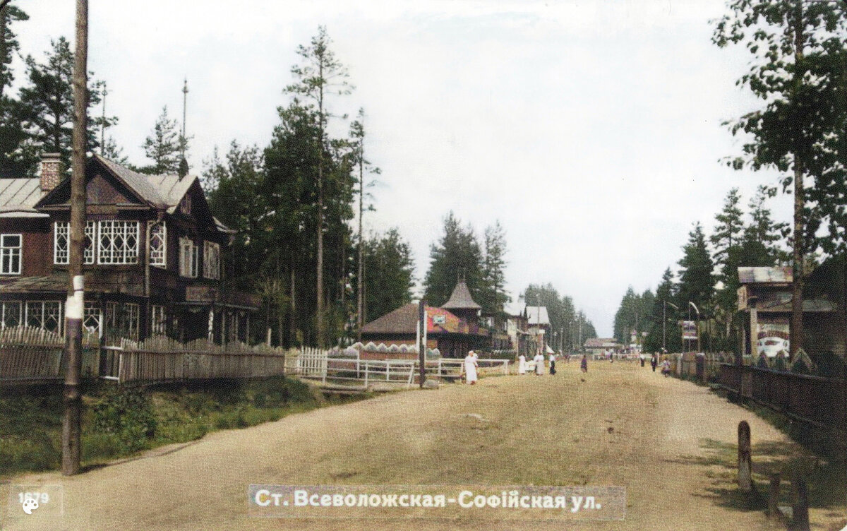 Всеволожск (Ленинградская обл) - Цветные фотографии начала 1900х годов |  История в цвете | Дзен