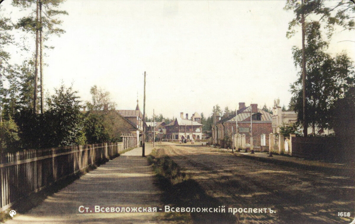 Всеволожск (Ленинградская обл) - Цветные фотографии начала 1900х годов |  История в цвете | Дзен