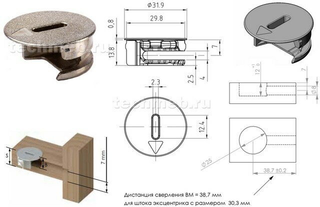 Из чего состоит эксцентрик