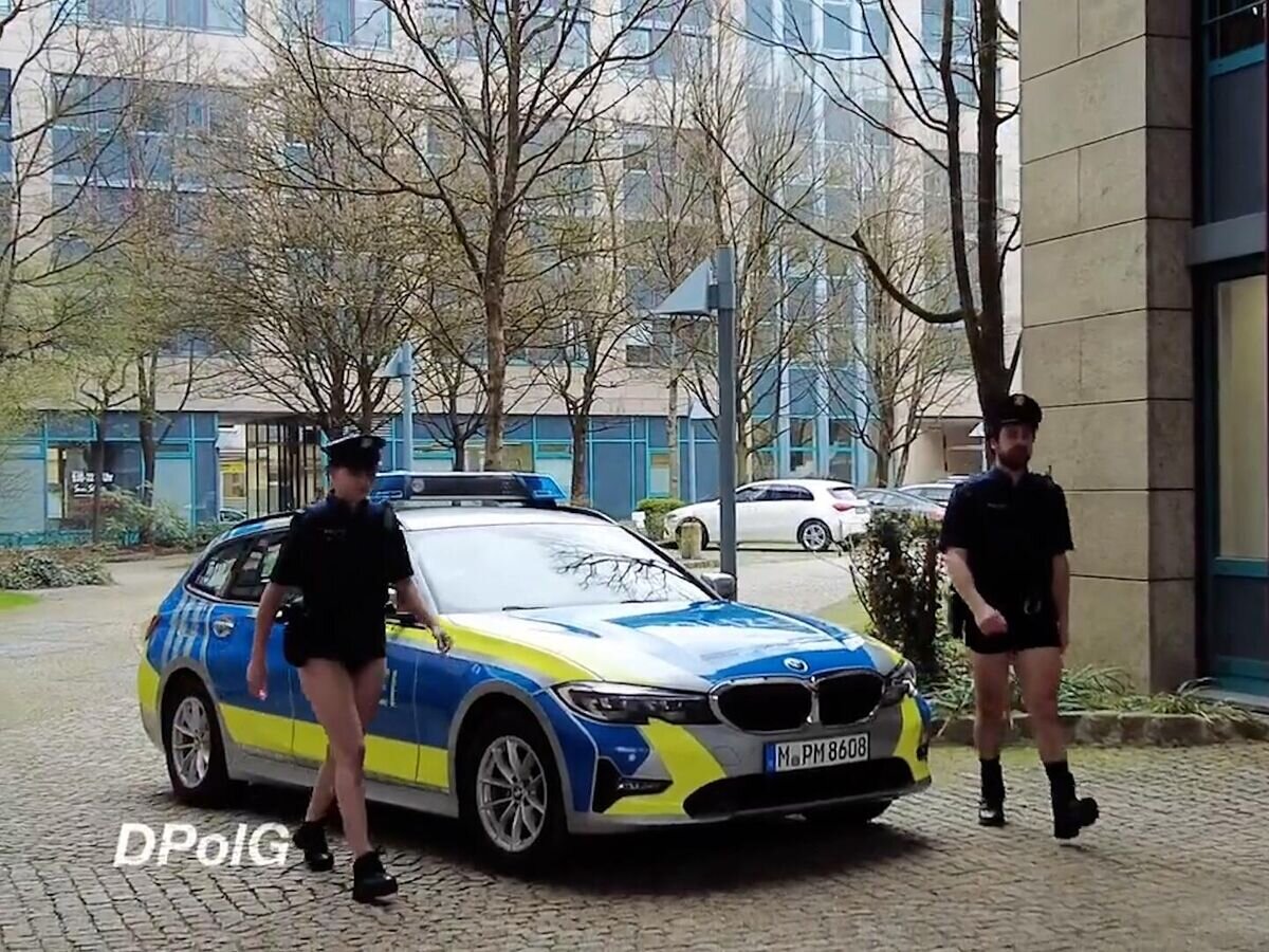    Юмористическое видео баварских полицейских© DPolG