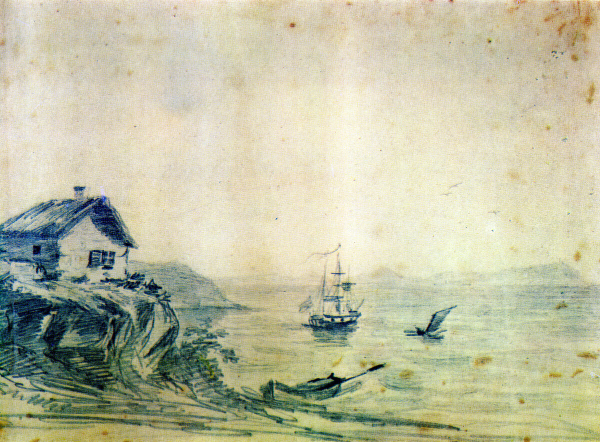 М.Ю. Лермонтов. Домик над обрывом. Тамань, 1837 год.