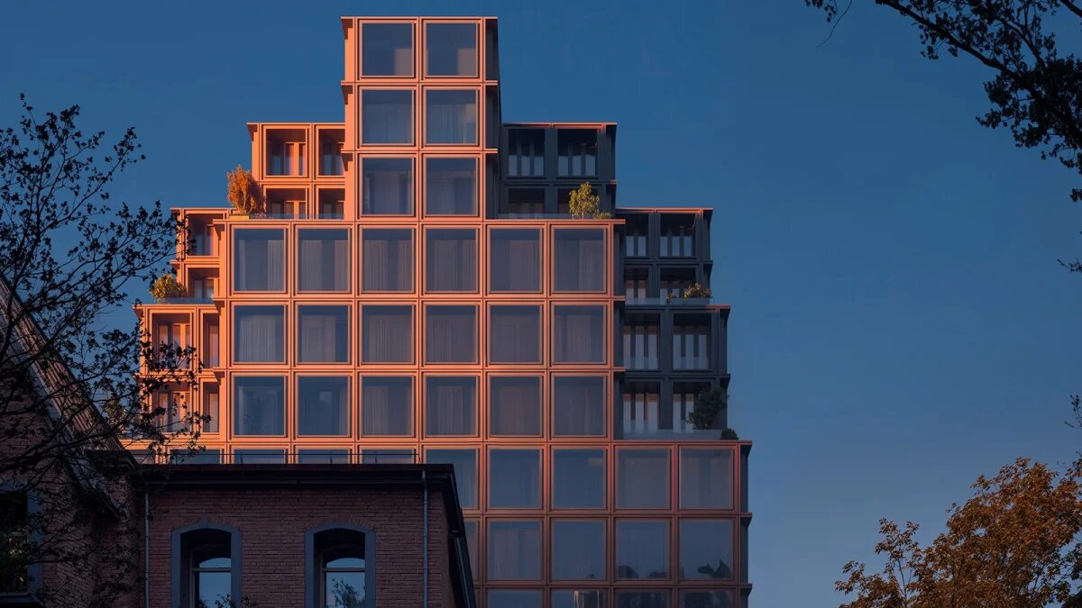 Современный ЖК с террасами