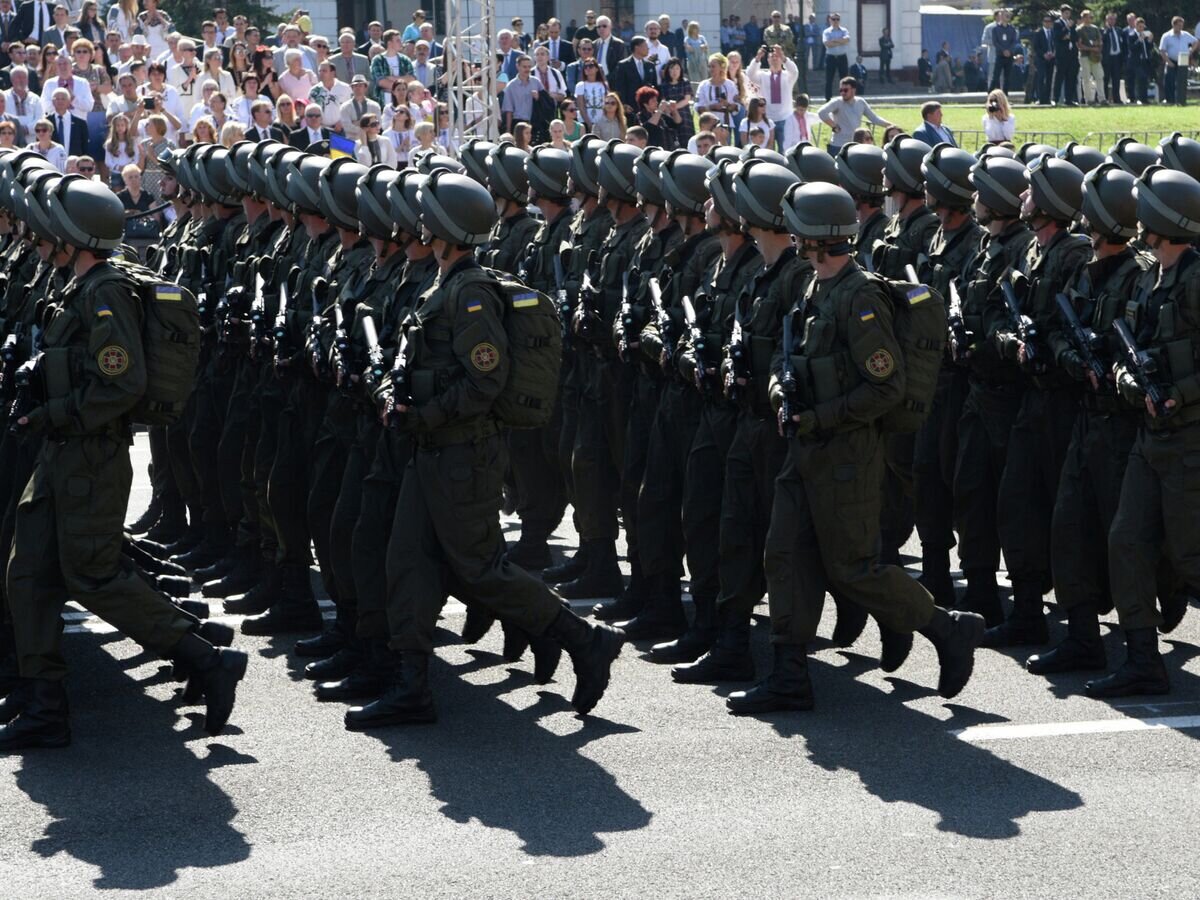    Марш в честь Дня Независисмости в Киеве© РИА Новости . Стрингер
