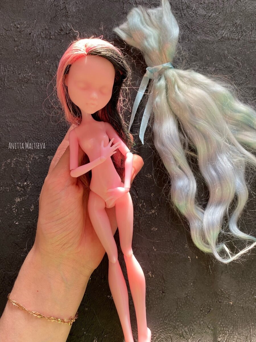 Начало создания образа. Листай, чтобы увидеть больше фото