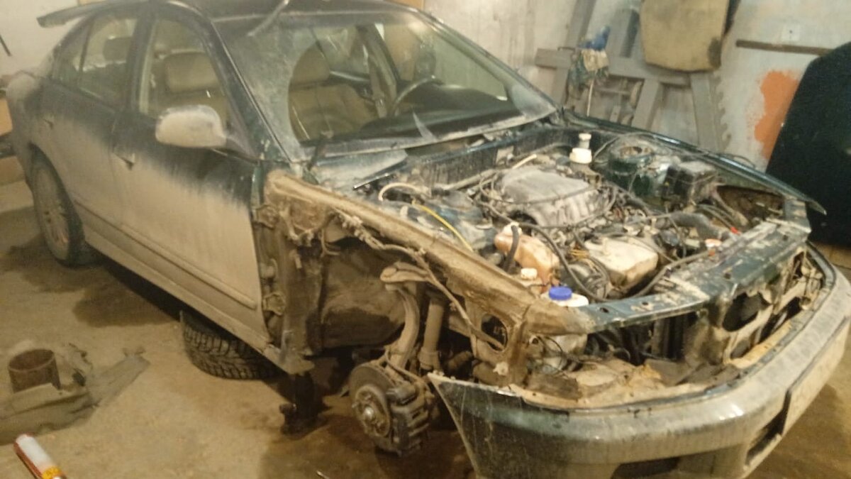 Начало демонтажа.