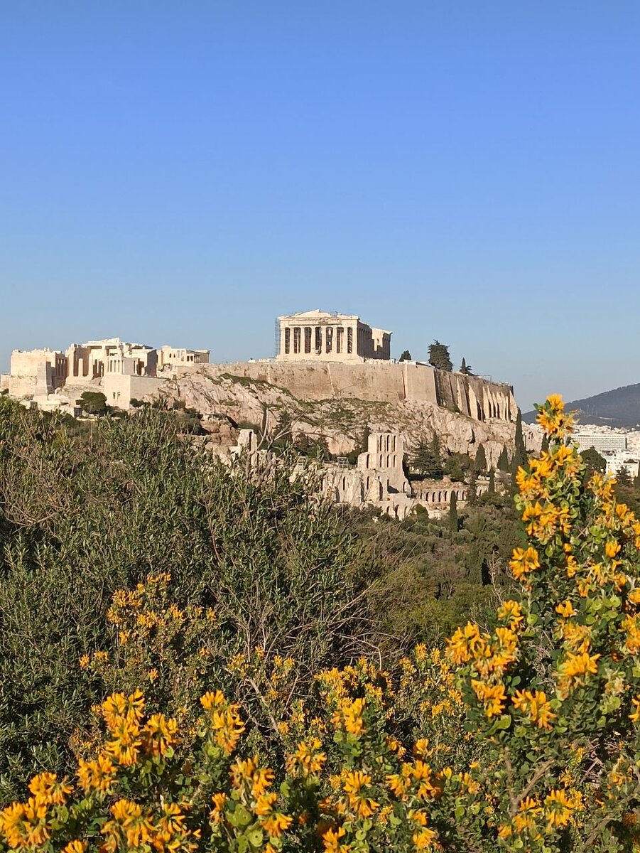 Вид на Акрополь