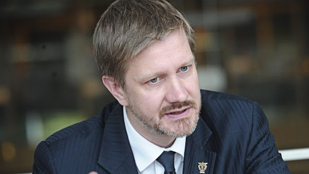 Эндзиньш пригрозил латвийским производителям исключением из ТПП / © Sputnik, из архива Яниса Эндзиньша