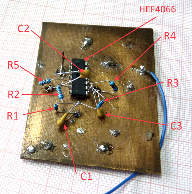 Для трансивера. Переключение сигнала с HEF4066ВТ. | Старый радио ...
