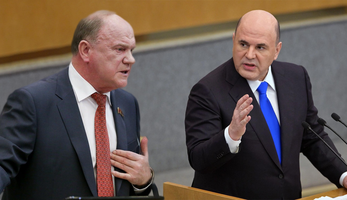 Мишустин vs Зюганов: спор о реальных зарплатах россиян - 73 000 рублей. Россияне недоумевают, где же эти высокие зарплаты