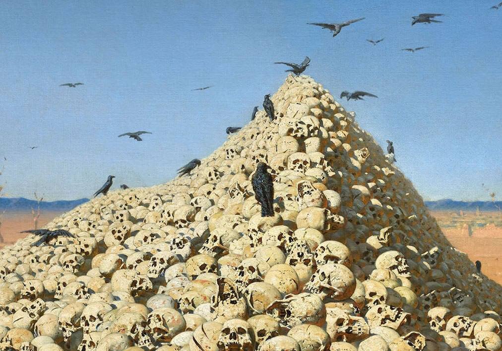 Зависимости до добра не доводят — вопрос времени. Картина Василия Верещагина, 1871. Третьяковская галерея