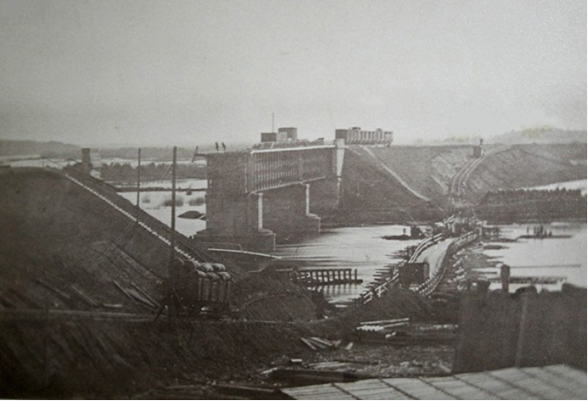 Разрушенный мост в Коврове 1867 год kovrov-istoria.ru
