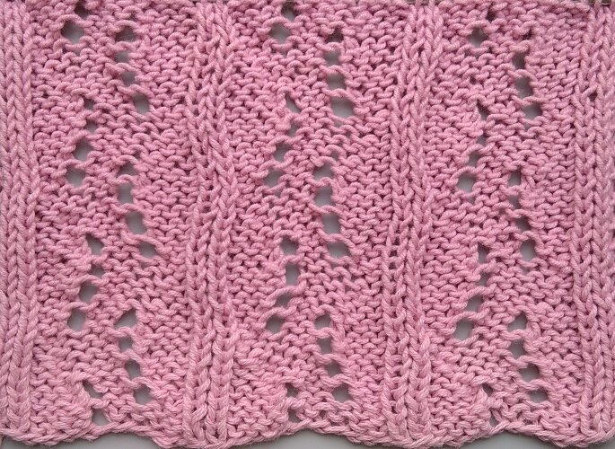 Изнаночная сторона узора