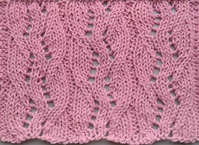 Лицевая сторона узора