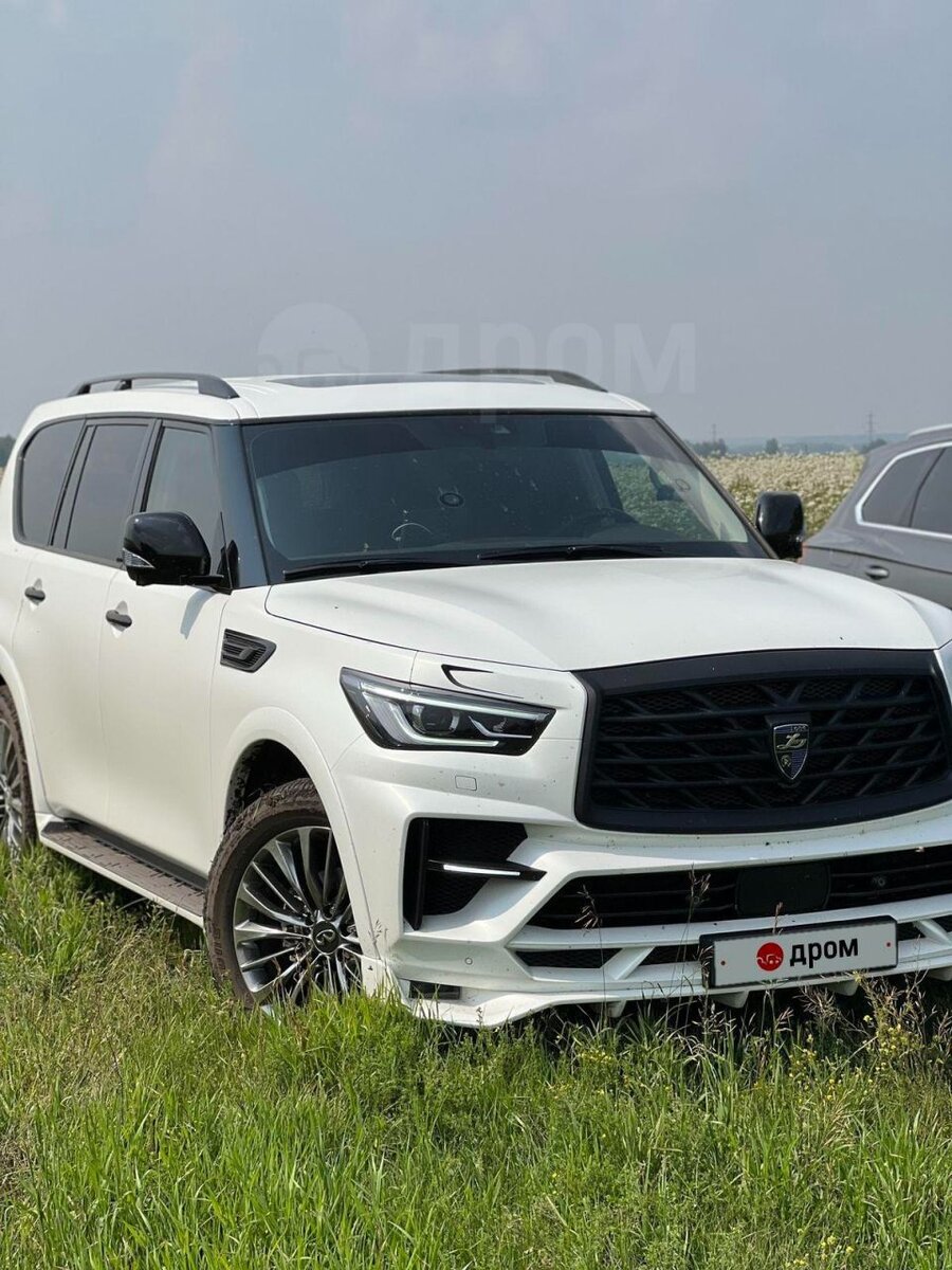 В Барнауле за 13 млн рублей продают белоснежный Infiniti QX80 в бронепленке  | ТОЛК | Дзен