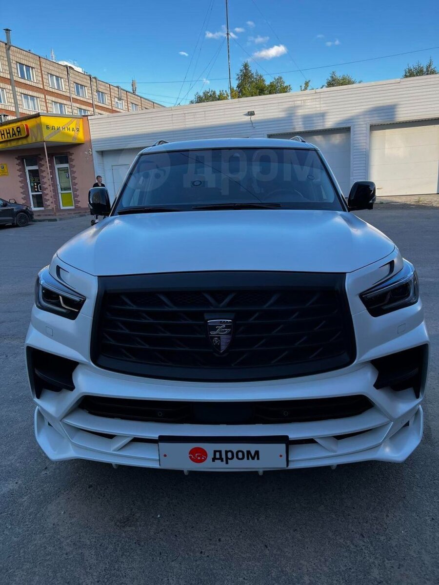 В Барнауле за 13 млн рублей продают белоснежный Infiniti QX80 в бронепленке  | ТОЛК | Дзен