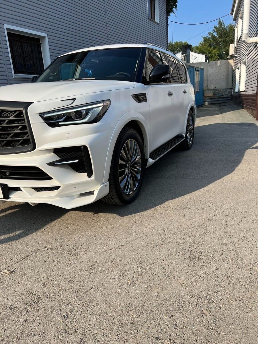 В Барнауле за 13 млн рублей продают белоснежный Infiniti QX80 в бронепленке  | ТОЛК | Дзен