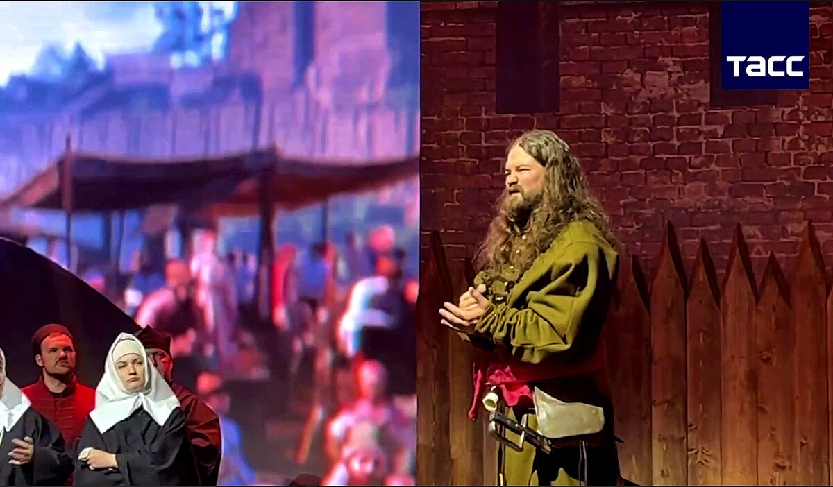 Презентация "Смуты". Скриншот с видео ТАСС