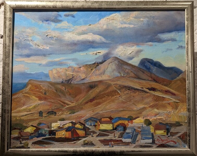 Константин Алексеев. Город будущего. Фото моё. 