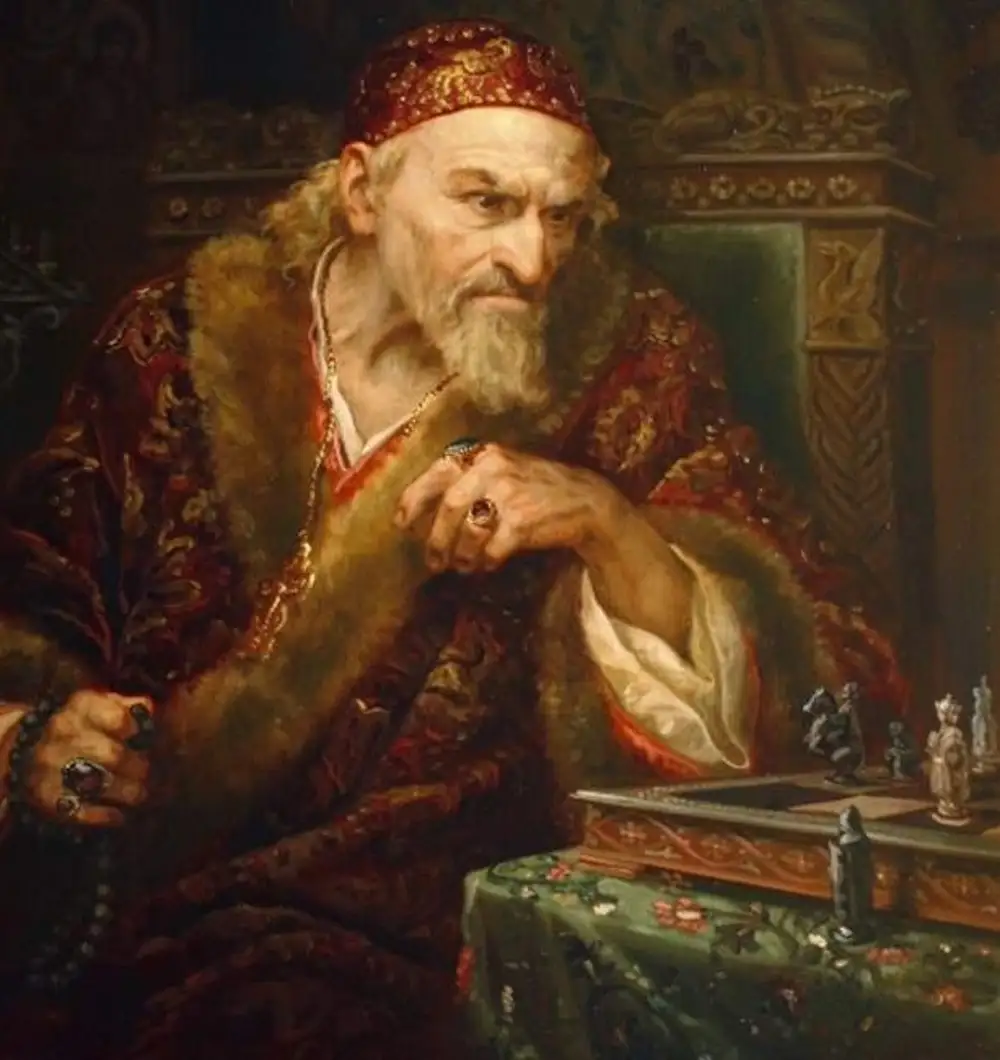 Иван Грозный, портрет кисти Андрея Шишкина.