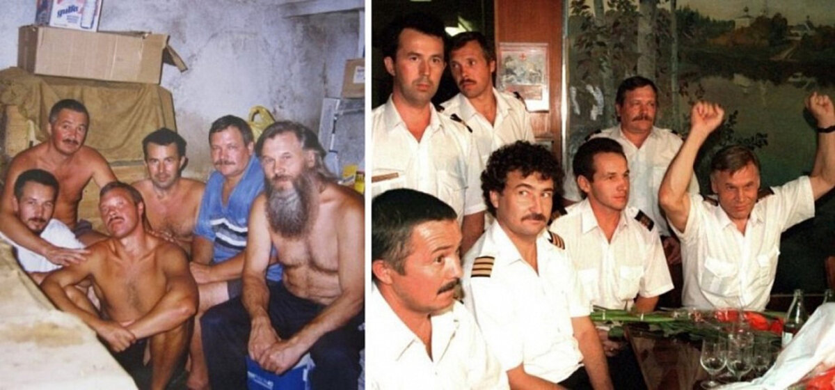 Экипаж в плену и после освобождения