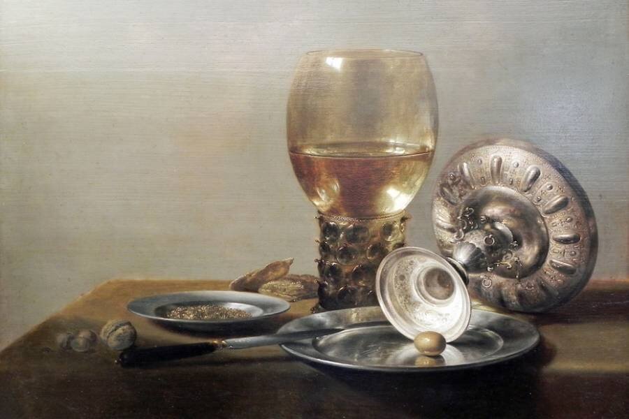Питер Клас. Натюрморт с бокалом для вина и серебряной чашей Фото: wikipedia.org
