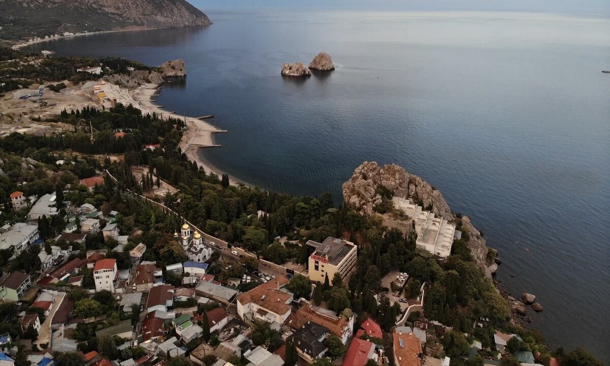 Гурзуф сверху