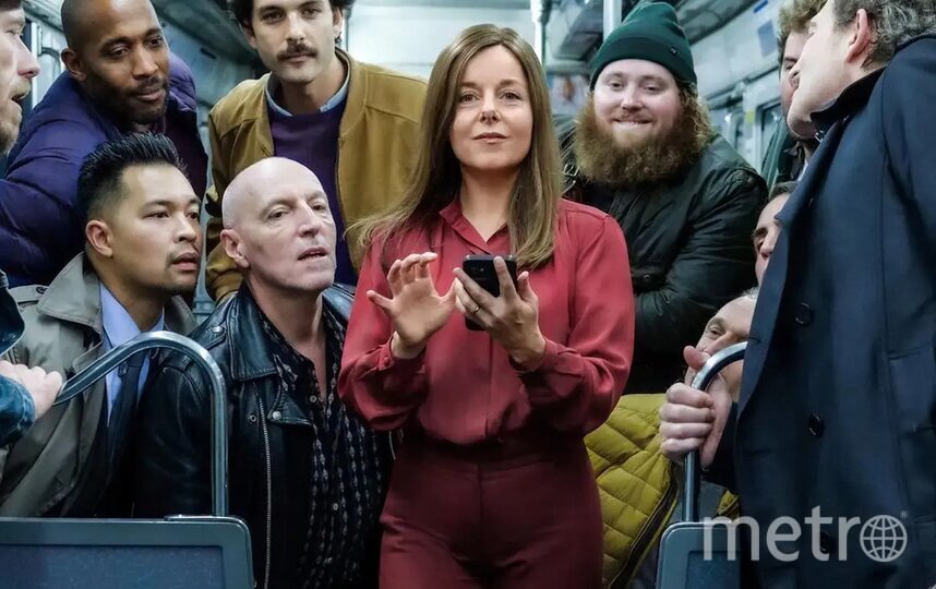    Кадр из фильма "Дождь из мужчин"."Русский репортаж"