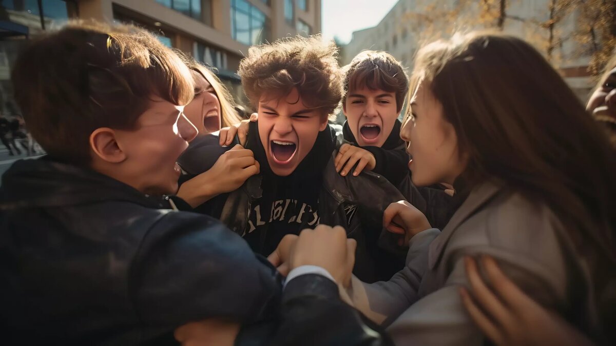     Один из зачинщиков сам предложил выяснить отношения при помощи кулаков. В результате получил тяжелое сотрясение.