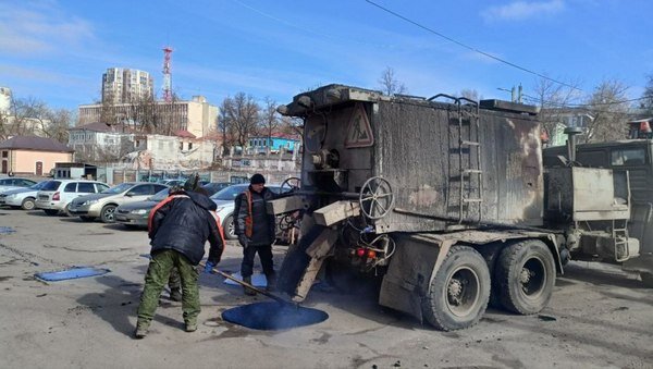     На бульваре Кокуй в Иванове залатали ямы