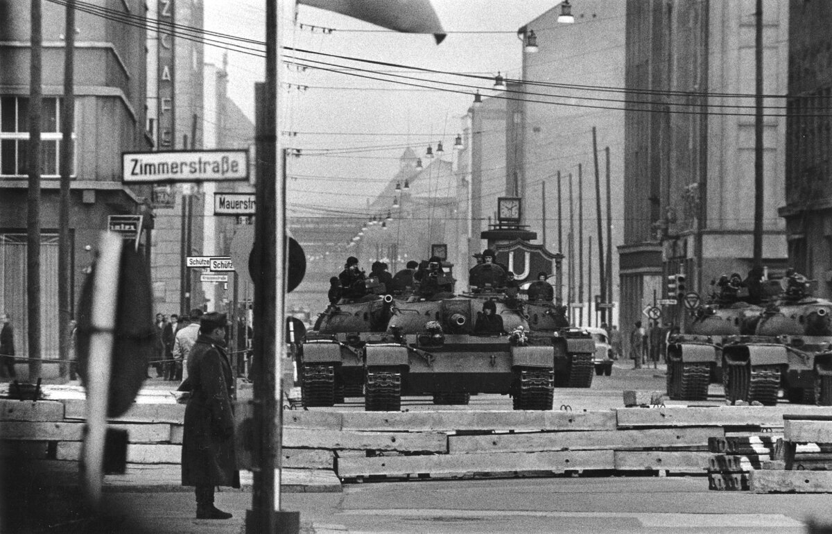 КПП «Чарли». Берлинский кризис. Фото из открытых источников