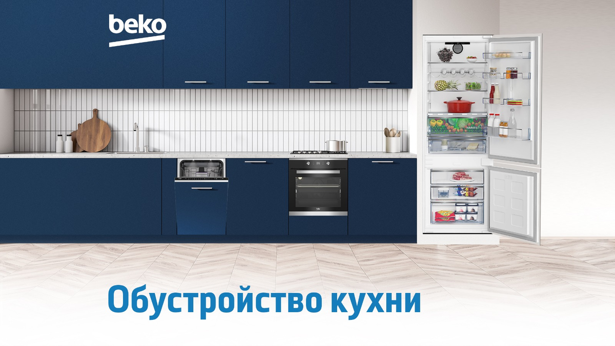 Встраиваемая техника на кухне: что учесть при планировании? | Beko Russia |  Дзен