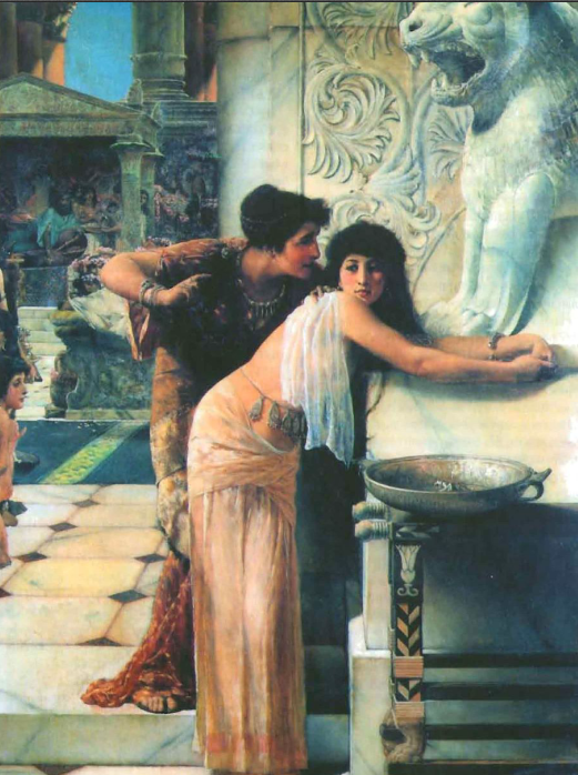 Джон Рейнхард Вегелин "Иродиада и ее дочь" Конец XIX  века. Масло. Частная коллекция