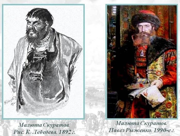 Малюта скуратов доклад 7 класс история распечатать
