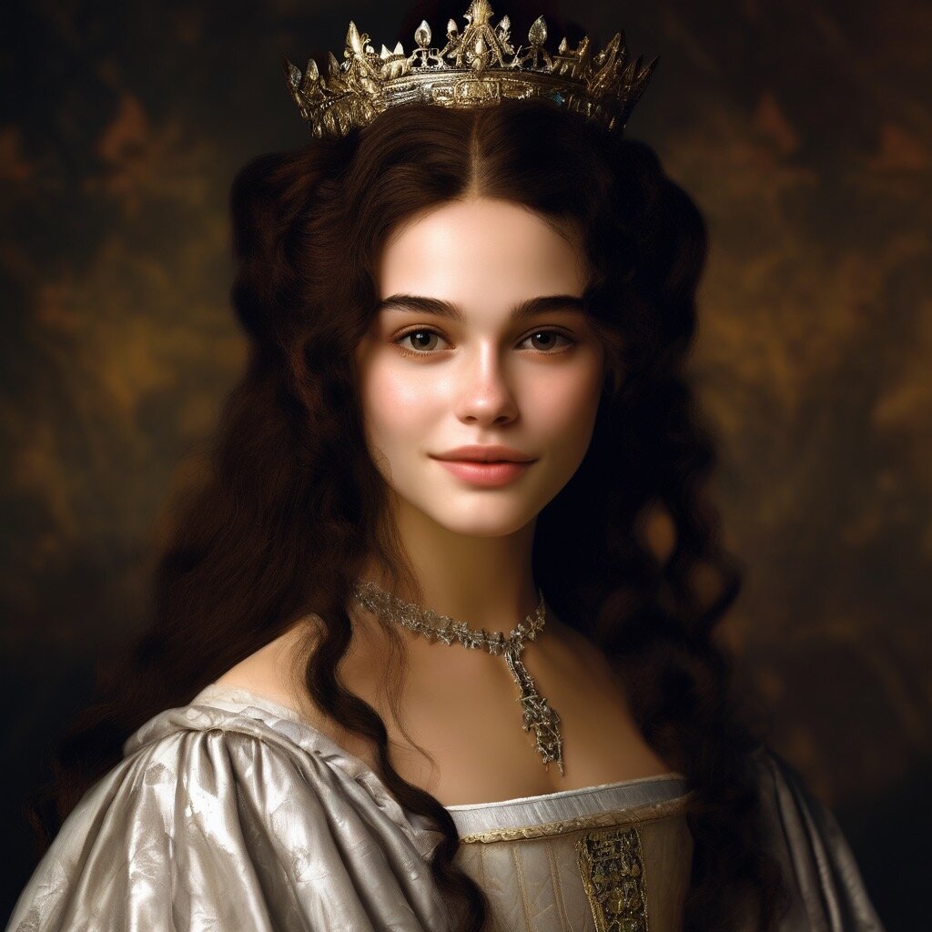 Принцесса Эя, прекрасная, как утренняя заря. ( создано с помощью ИИ, специально для рассказа)