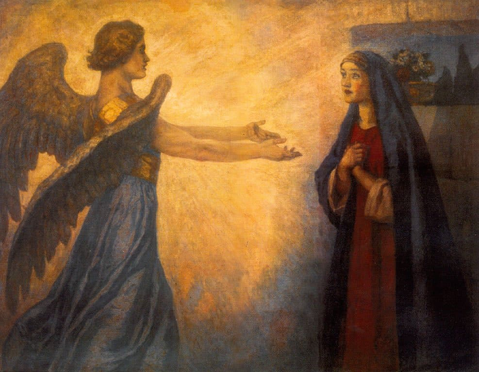 Василий Суриков, "Благовещение". 1914 г.