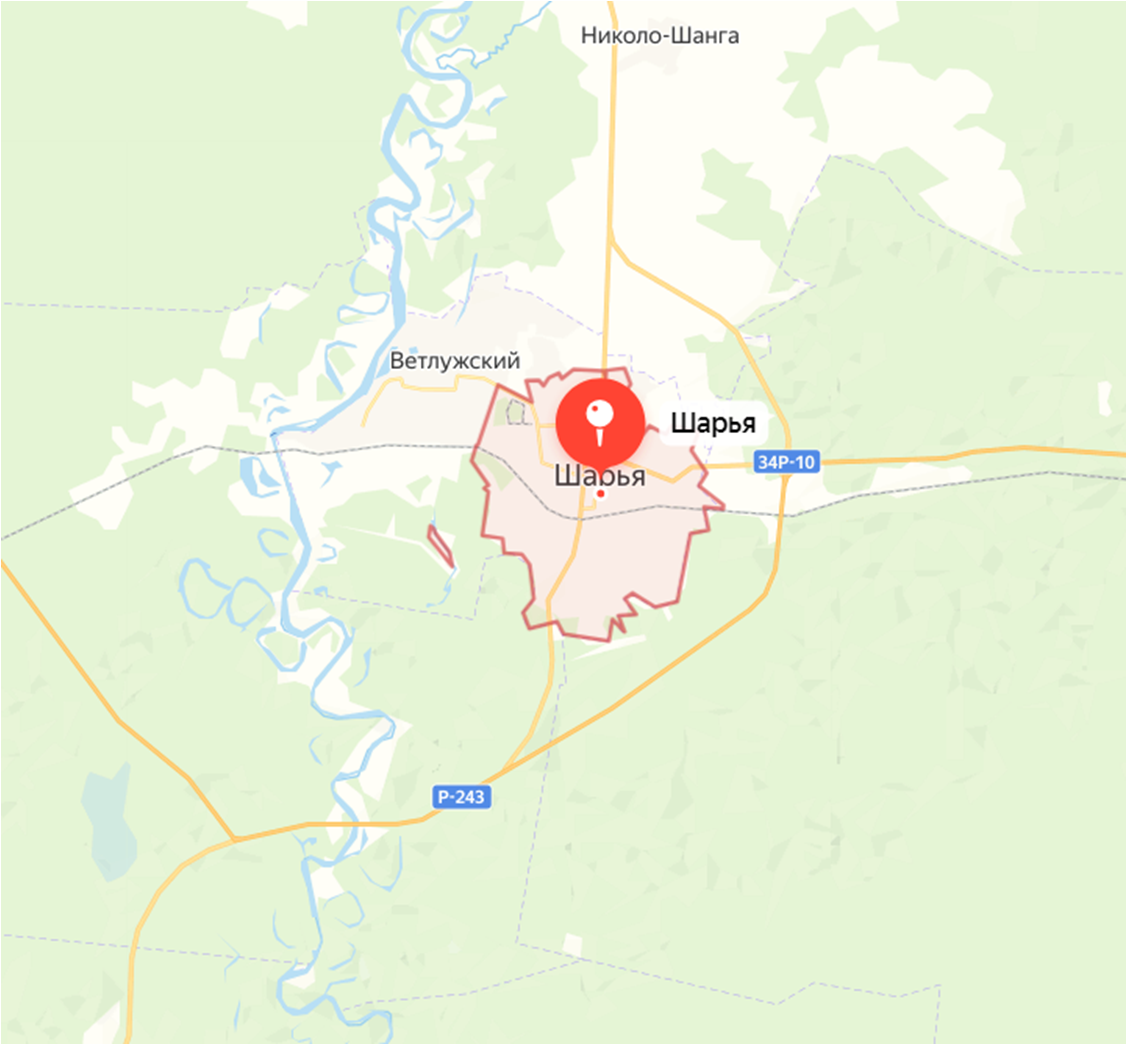Шарья. Яндекс.Карты