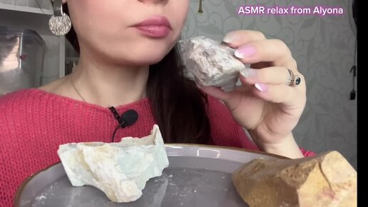 ASMR crunch clay&chalk_Самоцветы_ Пестрая_Соседка_мел Суфле❤️_🔥