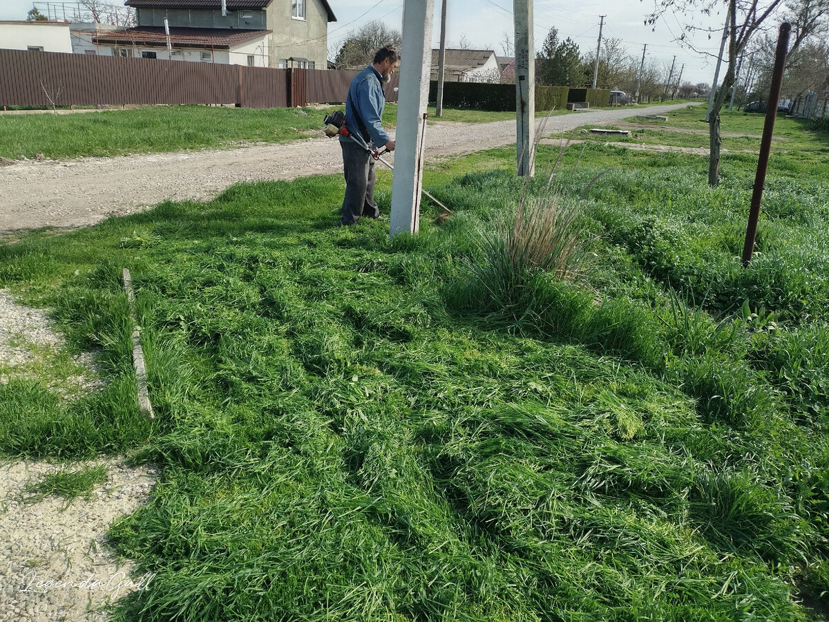 Уже справа косит