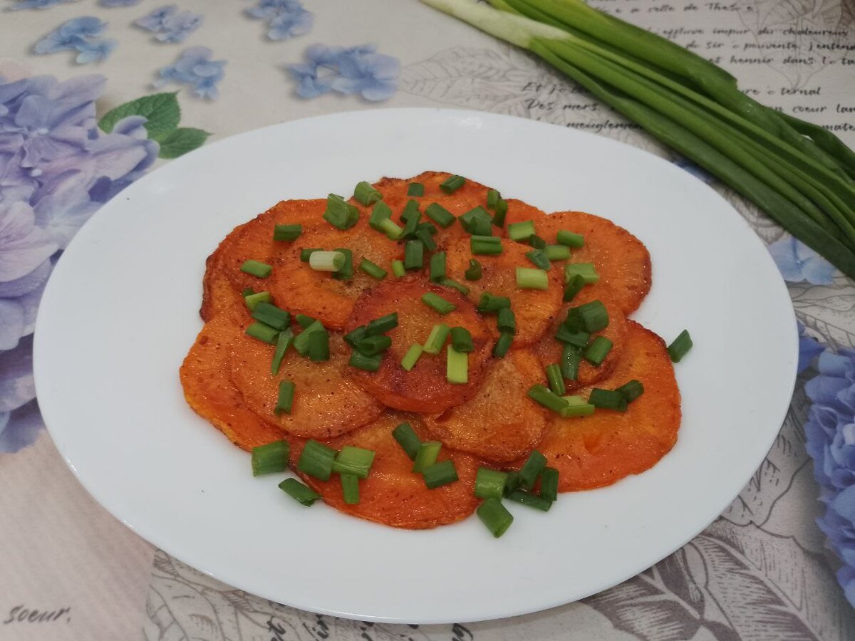 Морковь жаренная со специями