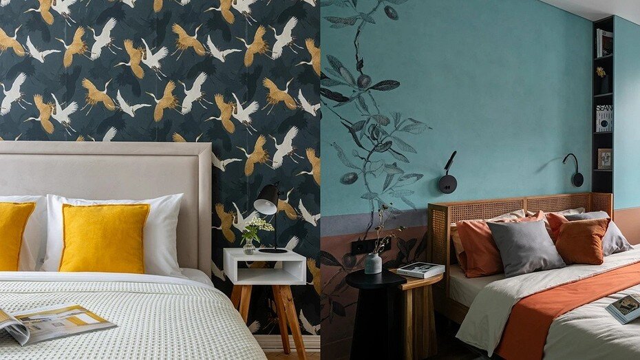 Проекты дизайнера Екатерины Шейн (слева) и студии Lares Design (справа)