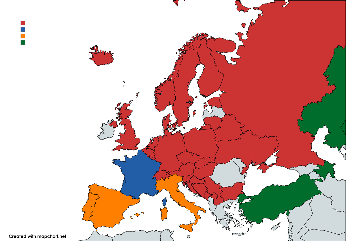 Сделано на MapChart - интересном сайте, хоть там Крым и украинский.