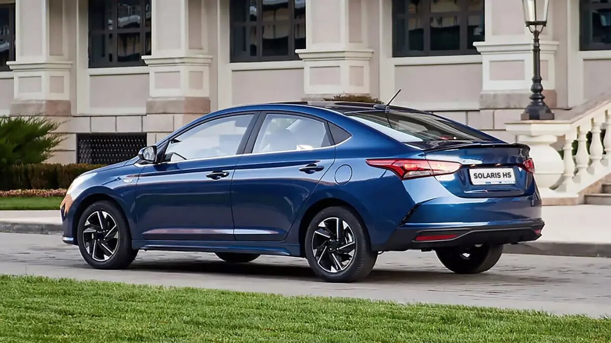 Solaris HS — точная копия Hyundai Solaris. Фото: agr.auto