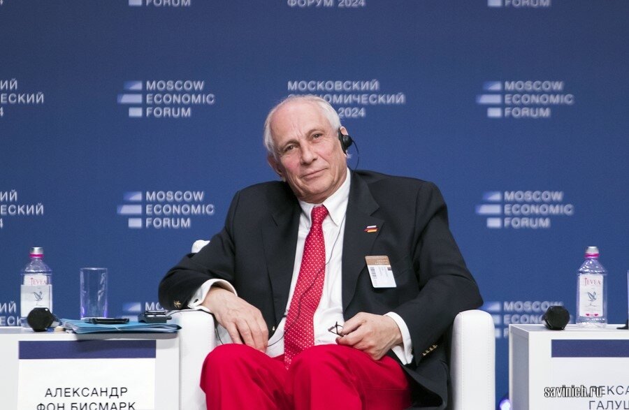 Александр фон Бисмарк, немецкий предприниматель, общественный деятель, основатель российско-немецкого общественного проекта «Бисмарк-диалог». Фото Галины Савинич