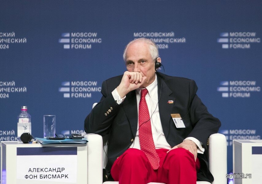 Александр фон Бисмарк, немецкий предприниматель, общественный деятель, основатель российско-немецкого общественного проекта «Бисмарк-диалог». Фото Галины Савинич