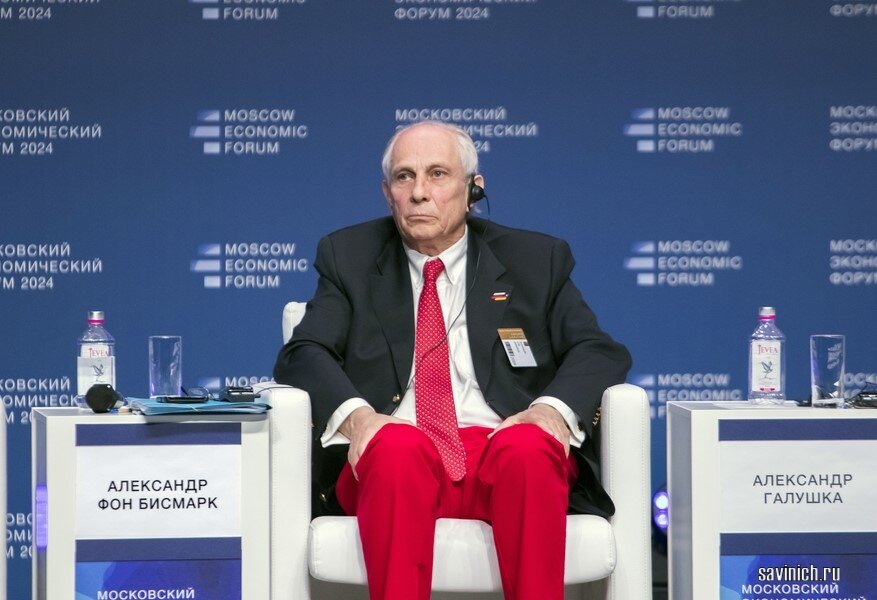 Александр фон Бисмарк, немецкий предприниматель, общественный деятель, основатель российско-немецкого общественного проекта «Бисмарк-диалог». Фото Галины Савинич