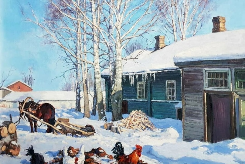 Наш современник Владимир Копылов-Коклимда - российские пейзажи и натюрморты